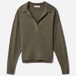 Everlane | The Cashmere Polo | Olive